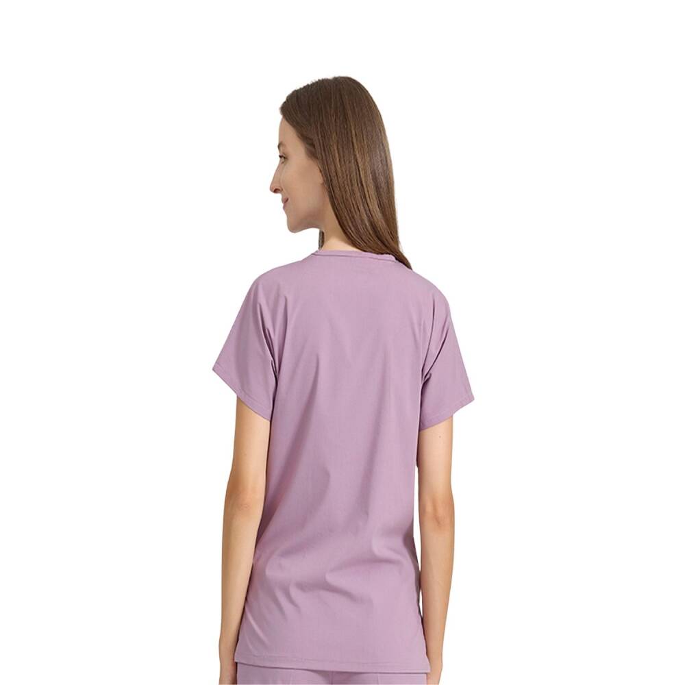 SCRUBLE FLEX | TEK ÜST Likralı Unisex Cerrahi Forma Lila